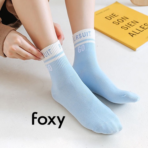 Vớ Nữ Cổ Dài, Tất Nữ Dễ Thương PUSHVIT Nhiều Màu Foxy - FOS009