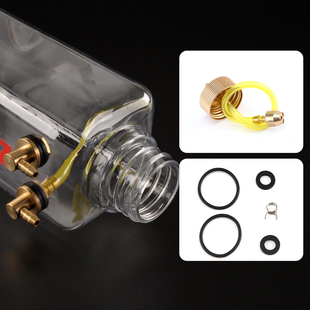 1 Bình Xăng Vuông Bằng Nhựa Trong Suốt 260ml 360ml 500ml 700ml 1000ml 1500cc Cho Máy Bay Điều Khiển Từ Xa