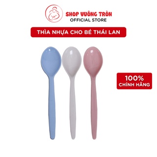 Thìa Nhựa Cho Bé Thái Lan Thiết Kế Kích Thước Vừa Phải, Chất Liệu Cao Cấp An Toàn 4M+
