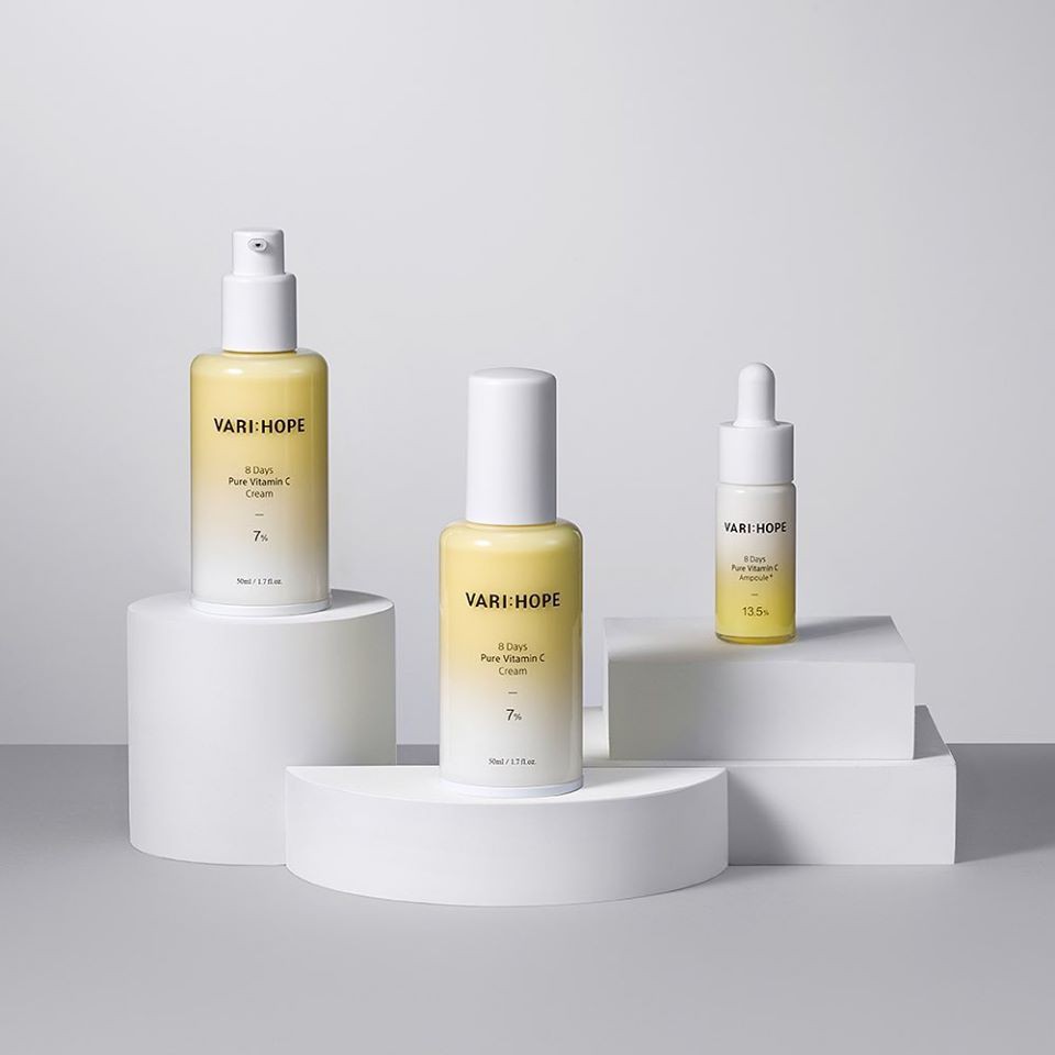 Bộ Đôi Dưỡng Trắng Và Làm Mờ Vết Thâm Vượt Trội Vitamin C Varihope (Serum Vitamin C +Cream Vitamin C Vari:Hope)) | BigBuy360 - bigbuy360.vn