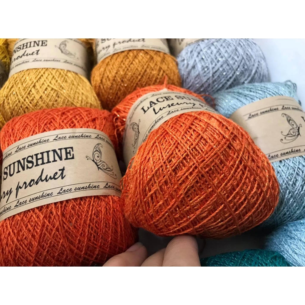Sợi Lace trơn - sợi nhỏ sợi chuyên dùng cho mùa hè