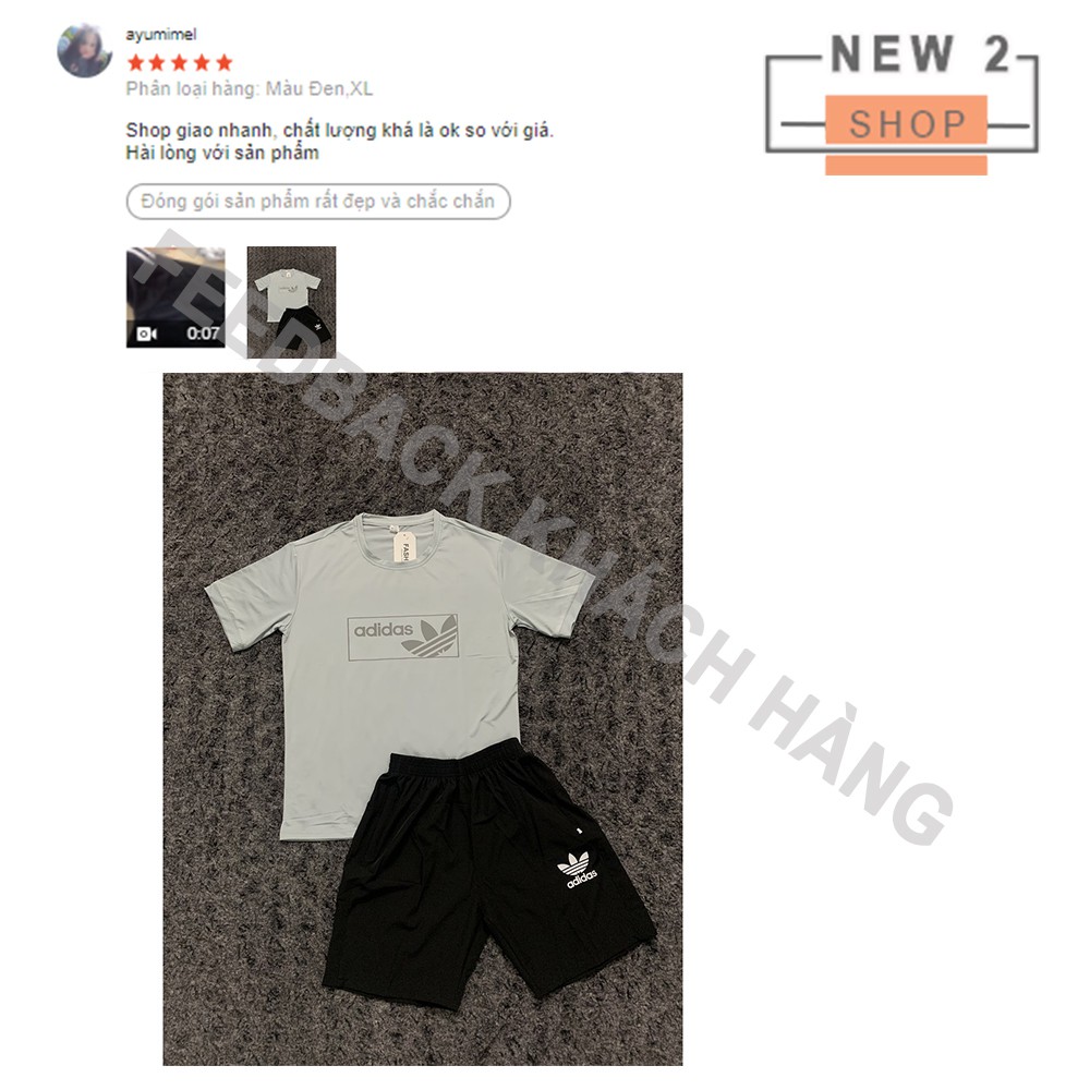 Bộ thể thao nam mùa hè -Bộ hè nam cọc tay chất liệu thun lạnh thoáng mát siêu thấm hút mồ hôi thích hợp chơi thể thao | BigBuy360 - bigbuy360.vn