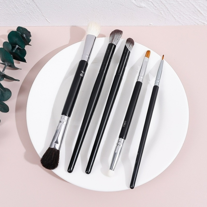 Cọ Trang Điểm Phấn Mắt/Kẻ Mắt Thiết Kế Hai Đầu Xốp Mềm Nhỏ Gọn