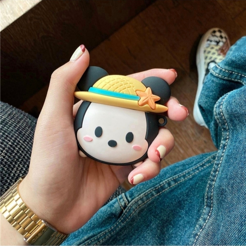 Vỏ Bảo Vệ Hộp Sạc Tai Nghe REMAX TWS 50I Bằng Silicon Hình Nhân Vật Hoạt Hình 3D Dễ Thương