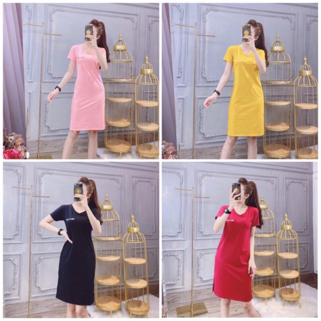 Đầm thun thái cao cấp hàng shop cực rẻ
