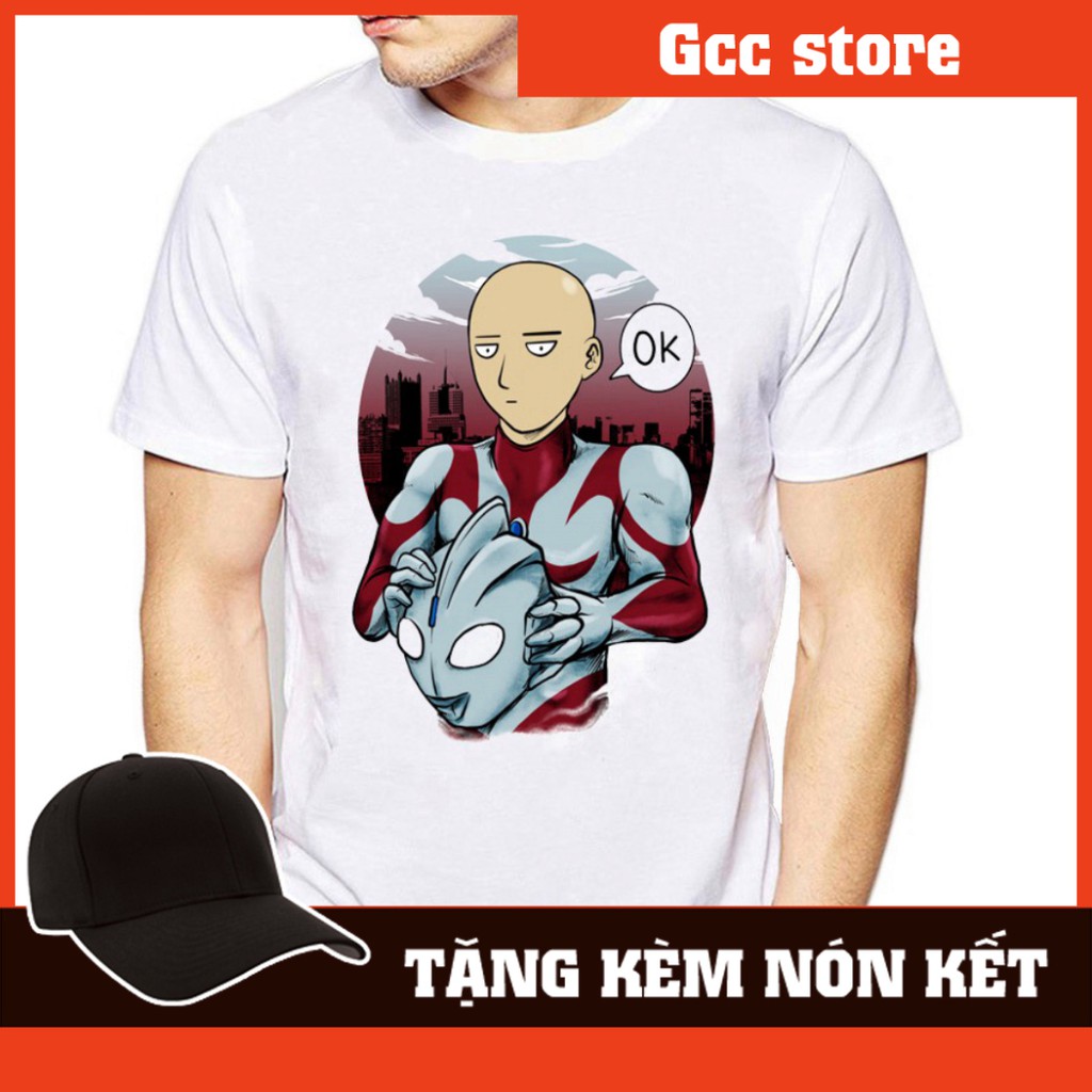 Siêu Xịn Áo thun Thánh Phồng Tôm Saitama One Punch Man F2184 Siêu Xịn