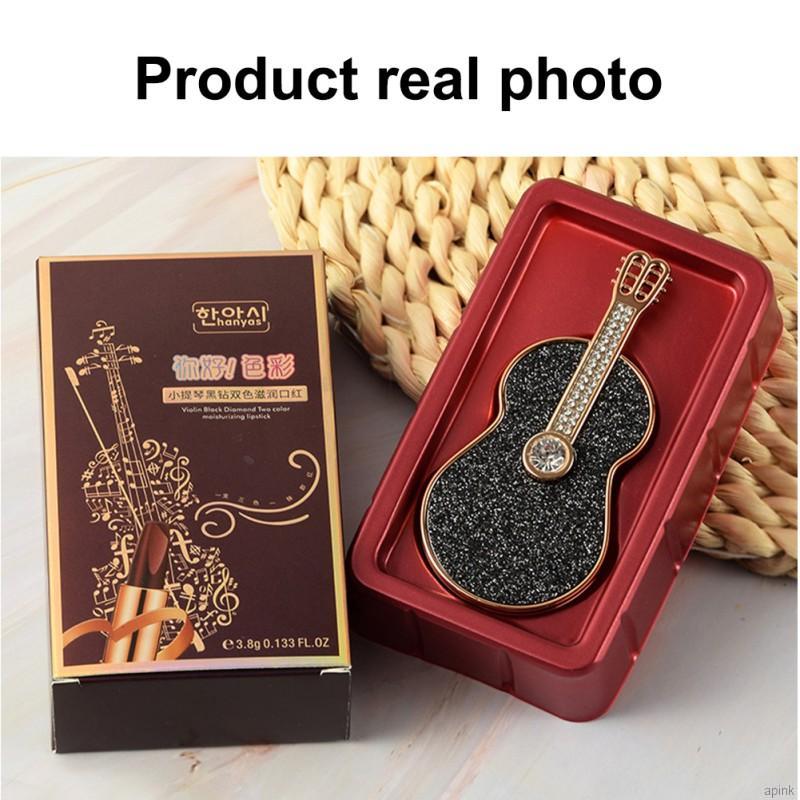 Son Môi Dưỡng Ẩm Lâu Trôi Thiết Kế Hình Đàn Violin 3 Màu Sắc Chọn Lựa