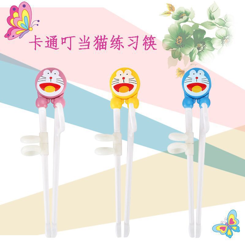 Đũa ăn dặm, đũa tập ăn hình Doremon tạo sự thích thú cho bé, hàng xuất Nhật
