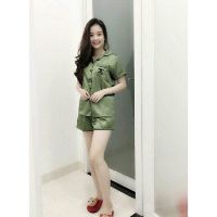 Bộ Pijama lụa satin THIẾT KẾ chất mịn đẹp cực sang chảnh có size từ 40 - 70kg