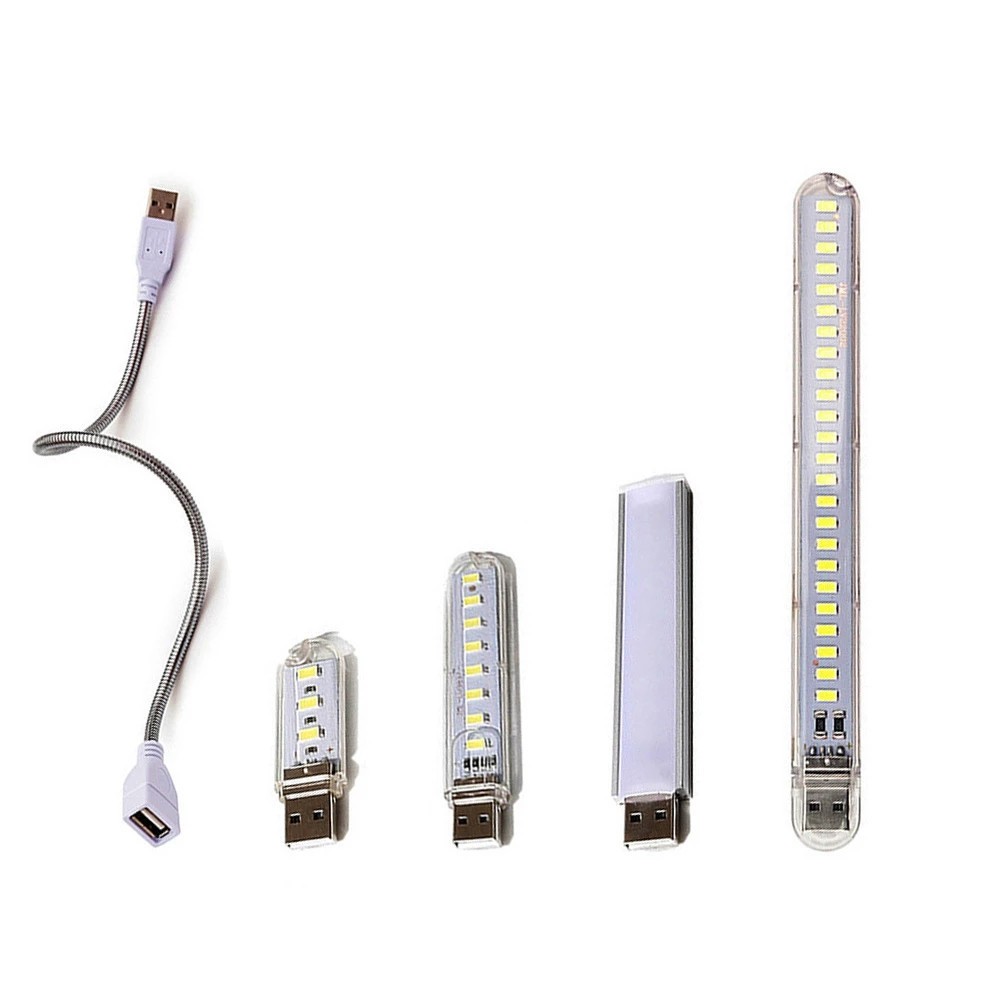 Bóng đèn LED mini 3/8/24 bóng siêu cổng USB tiện dụng