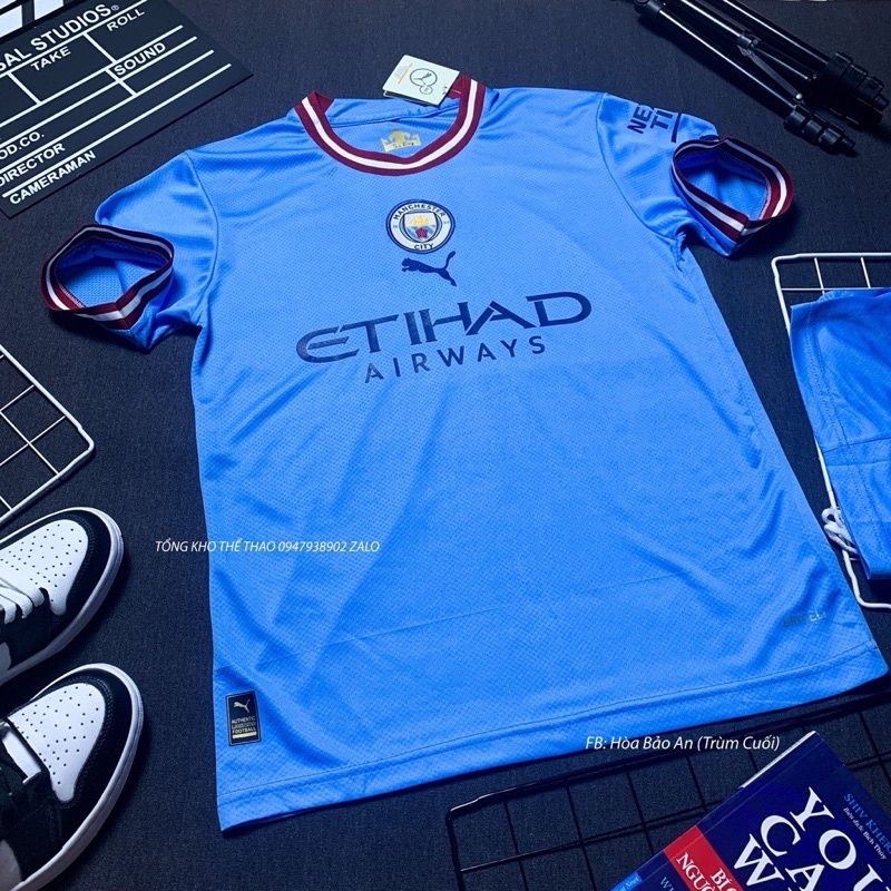 Bộ Quần Áo Bóng Đá ManCity cao cấp mùa 2022/2023