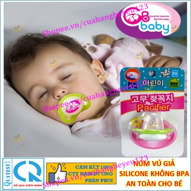 Ti ngậm / Ty ngậm cho bé không BPA - GB BABY (Công nghệ Hàn Quốc)