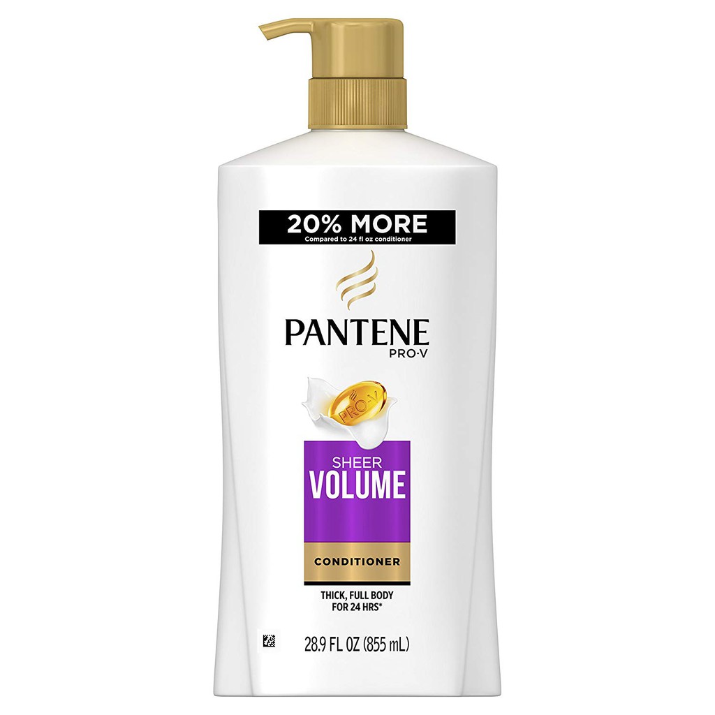 Dầu xả Giúp Phồng Tóc Pantene Pro-V Sheer Volume Shampoo 855ml (Mỹ)