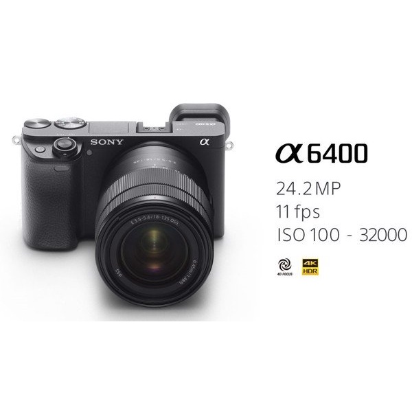 [Mã ELHA1503 giảm 5% đơn 3TR] Máy ảnh Sony Alpha A6400 mới 100% (Chính hãng Sony bảo hành 24 tháng)