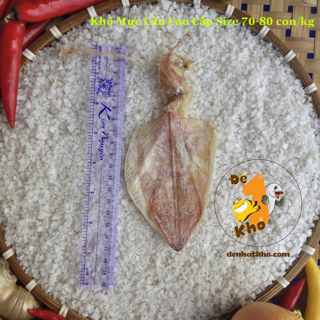 Mực Khô Câu ĐỆ NHẤT KHÔ Size 100-120 con/kg 100g Dày Ngọt Thơm Ngon Chất Lượng Cao Xuất Khẩu Đặc Sản Phan Thiết