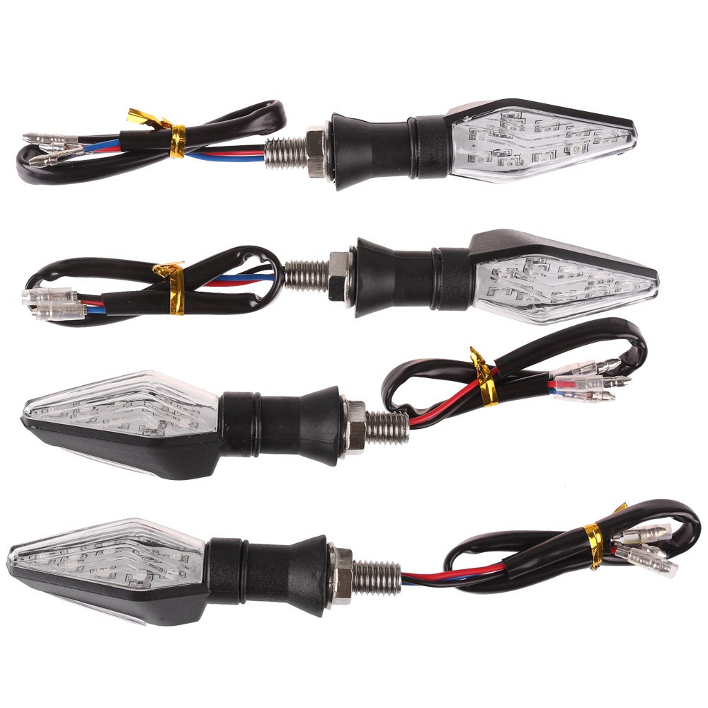 Set 4 Đèn Xi Nhan Màu Vàng Dành Cho Xe Mô Tô