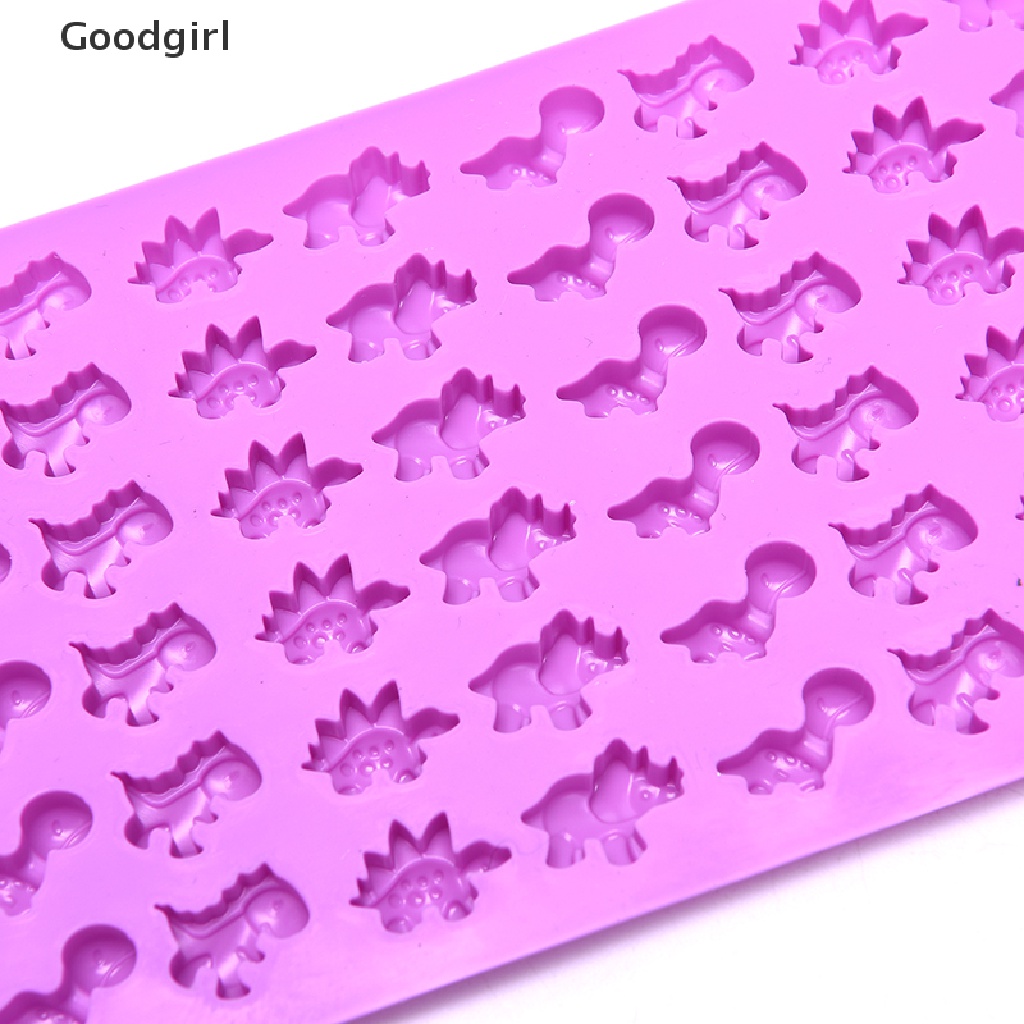 Khuôn silicone làm sô cô la hình khủng long nhỏ DIY