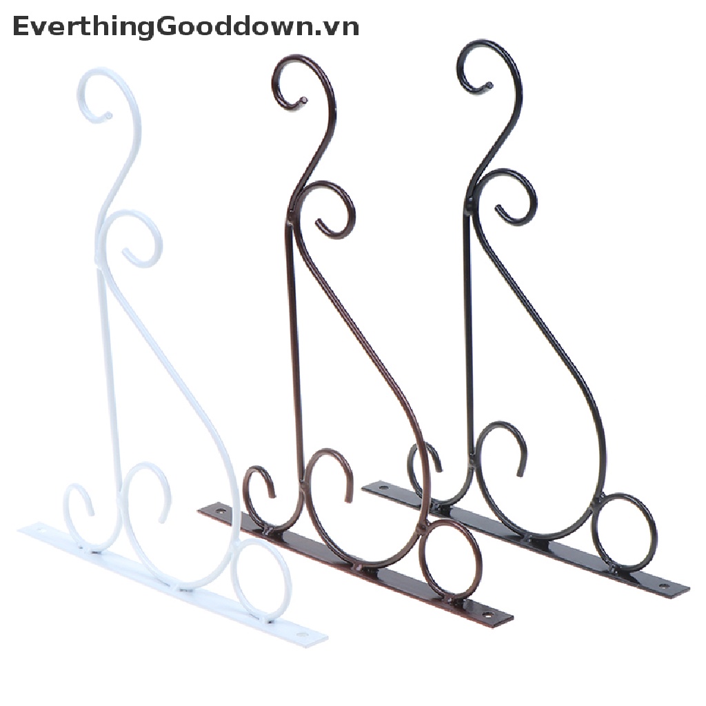 Everthinggoodingdown Giá Đỡ Chậu Hoa Bằng Sắt Treo Tường Ban Công Trang Trí Nhà Cửa
