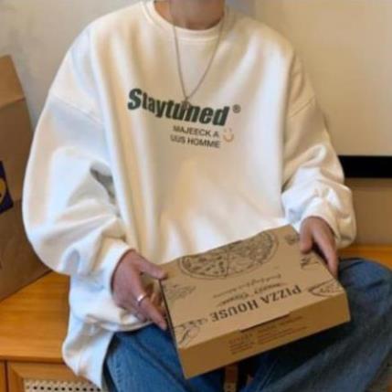 Áo Sweater Staytuned  Form Rộng Unisex Tay Bồng Nam Nữ Mặc Được Chất Nỉ Bông Hàng Xuất Dày Đẹp Không Bai, Không Xù AN1 | BigBuy360 - bigbuy360.vn