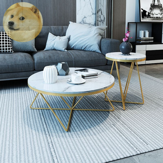 Bàn trà đôi sofa, bàn trà mặt đá tròn, chân sắt chéo dáng chân mảnh xòe , cafe phòng khách