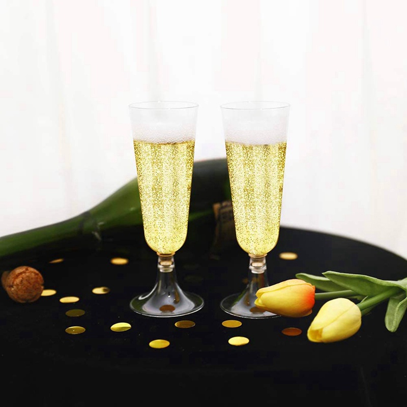 Set 24 Cốc Thủy Tinh Bằng Nhựa Dùng Một Lần 4.7Oz (150Ml)