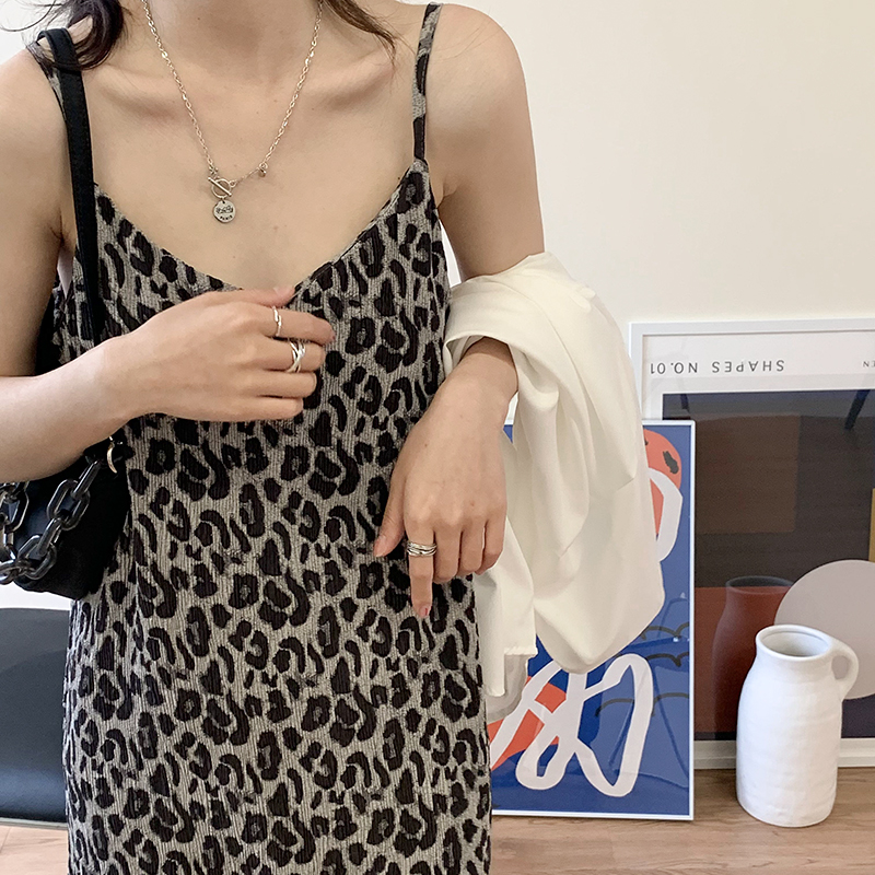 Đầm Hai Dây Họa Tiết Da Báo Gợi Cảm Cho Nữ | BigBuy360 - bigbuy360.vn