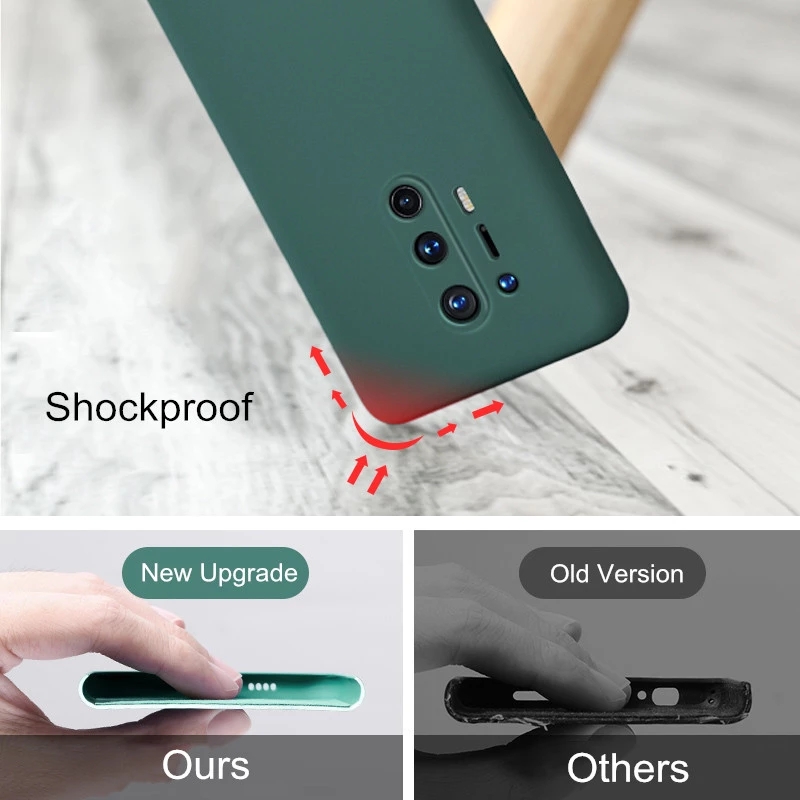 Ốp điện thoại silicon mềm màu trơn xinh xắn cho Oneplus 6 / 6t / 7 / 7 Pro / 7t / 7t Pro