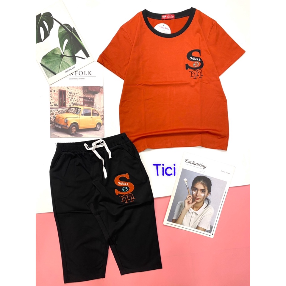 Đồ bộ nữ lững vải cotton tc thêu thời trang