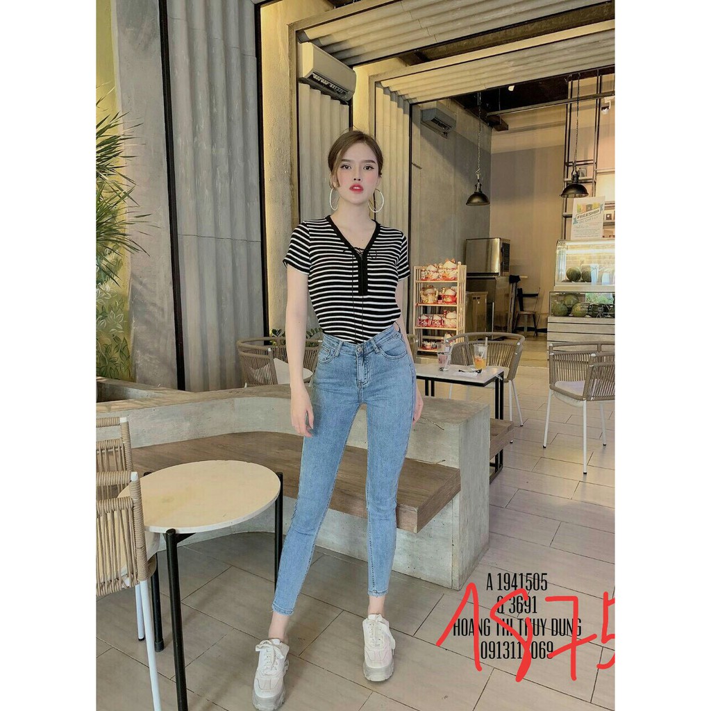 QUẦN JEAN NỮ XANH TRƠN ÔM BODY DÁNG ĐẸP | BigBuy360 - bigbuy360.vn