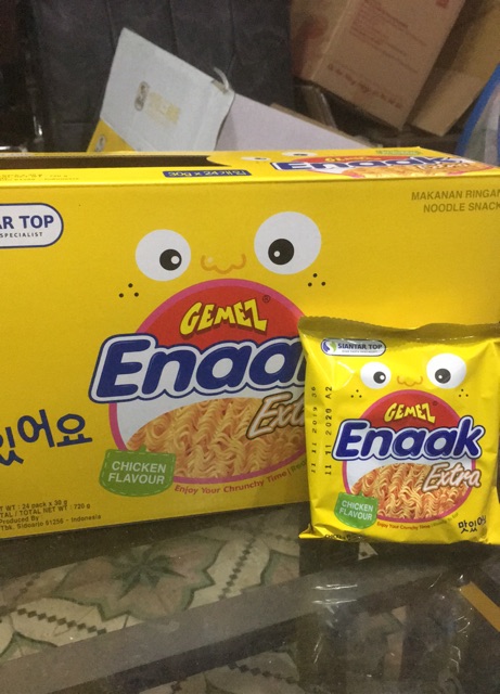 Set 3 Gói Nhỏ Snack Ăn Liền Mì Hương Gà Enaak