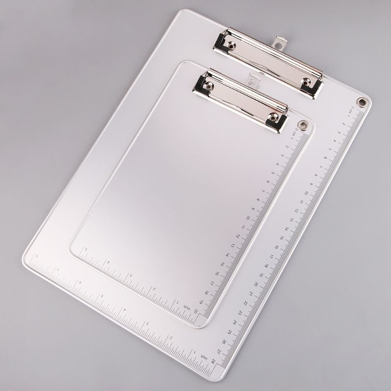 Bìa kẹp tài liệu A4 / A5 bằng hợp kim nhôm cứng chống trượt tiện dụng cho văn phòng / trường học