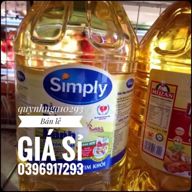 Dầu đậu nành Simply 5L