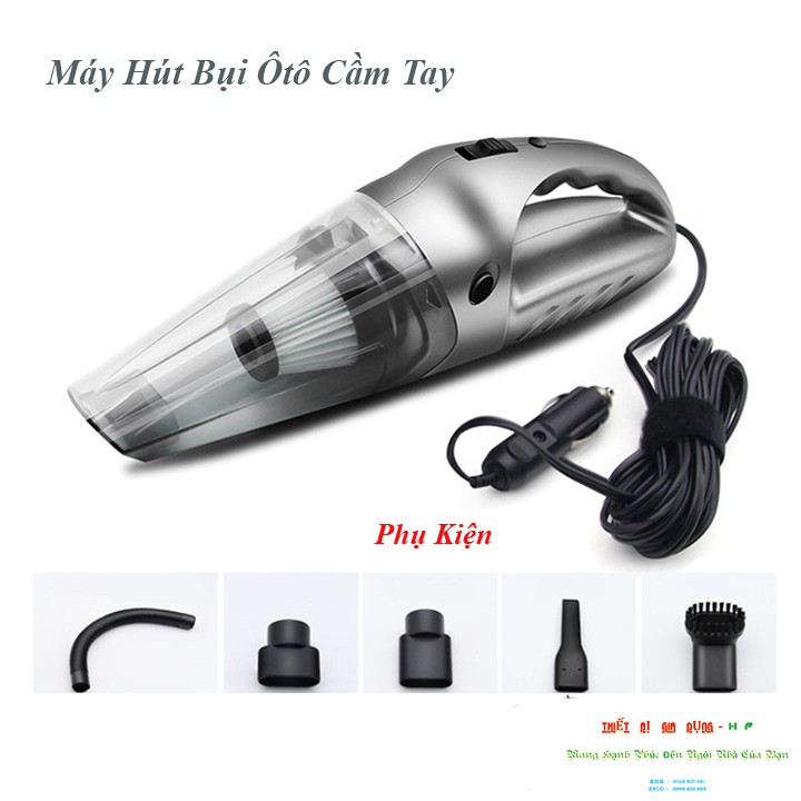 [Mã SKAMCLU9 giảm 10% đơn 100K] Máy hút bụi cầm tay - 120W