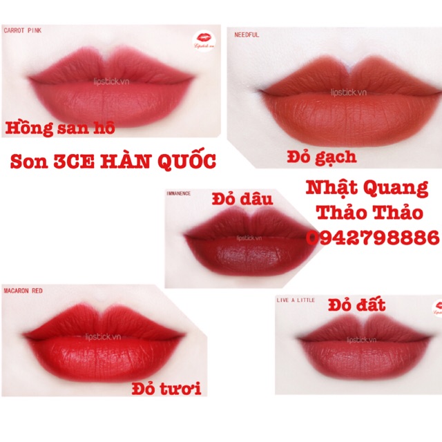 Son 3CE HÀN QUỐC