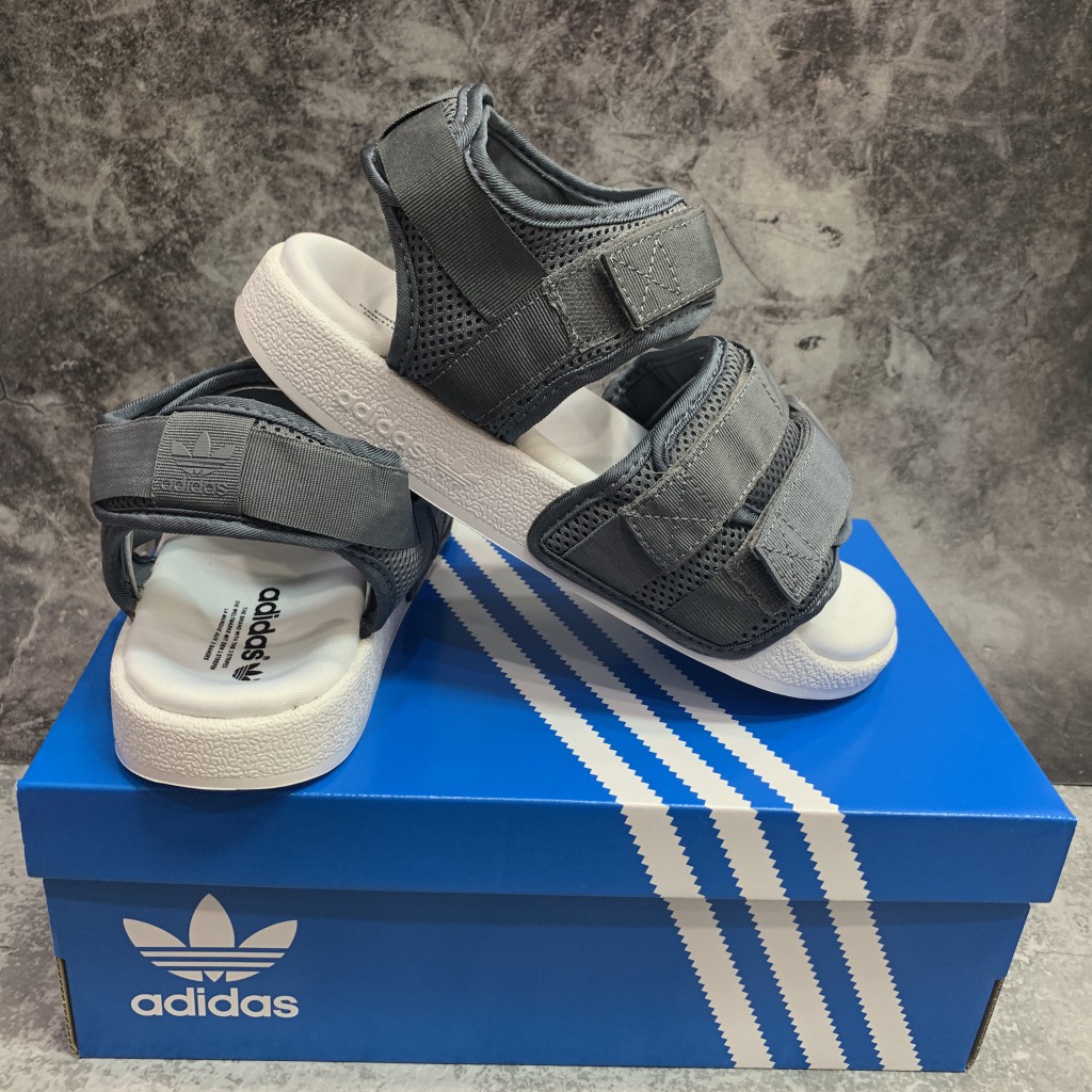 Sandal ADIDAS ADILETTE Grey Nam Nữ Hot 2019