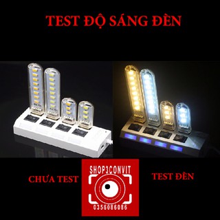 Đèn USB 8 LED ánh sáng vàng