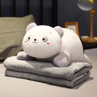 Bộ mền gối văn phòng 3 trong 1-kèm chăn 1*1.7, du lịch, đi làm, đi phượt đều  tiện lợi