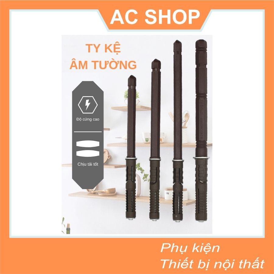 Chốt âm, ty âm kệ treo tường - Nhựa - thẩm mỹ - dễ dàng lắp đặt - SHOP THỢ