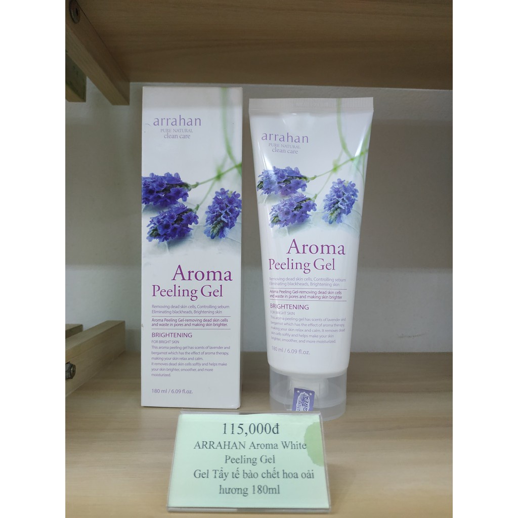 Gel Tẩy Tế Bào Da Chết Chiết Xuất Từ Hoa Oải Hương - ARRAHAN Aroma White Peeling 180ml- 3W114 | BigBuy360 - bigbuy360.vn