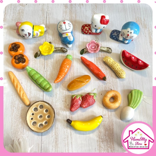 Gác đũa, Kê Bút Dễ Thương Ngộ Nghĩnh Decor bàn ăn, Bàn Làm Việc Siêu Dễ Thương