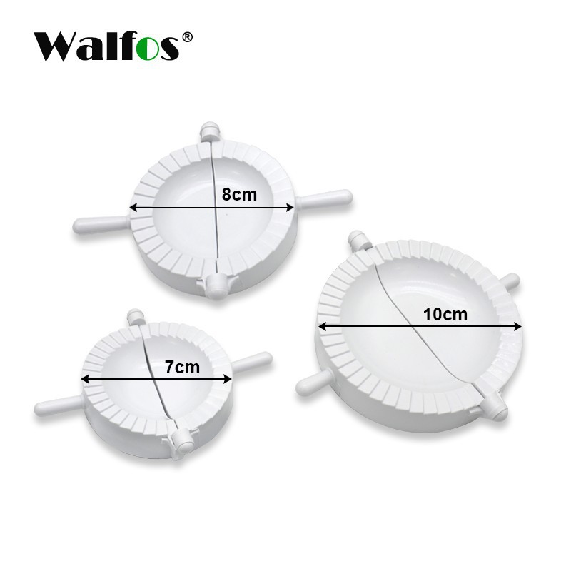 Khuôn Làm Bánh Xếp WALFOS Bằng Nhựa Kích Thước 7CM/8CM/10CM
