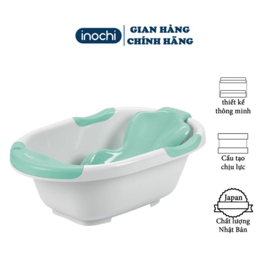 Bộ Chậu Tắm Cho Bé Notoro Plus Nhật Bản - Thiết Kế Rộng- Tựa Chống Trượt Giúp Bé Thoải Mãi Vẫy Vùng