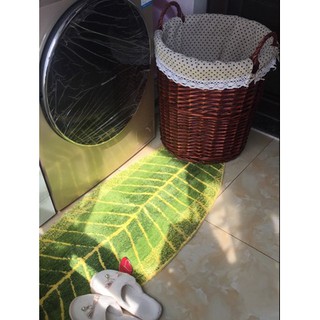 Thảm len hình chiếc lá siêu thấm - siêu đẹp.