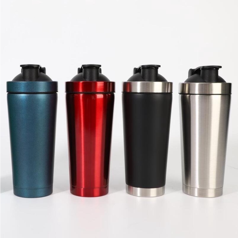 [Tặng Kèm Lắc Lò Xo - Màu Xanh Ngọc] Bình Lắc Tập Gym Inox 304 800ml – Màu Xanh Ngọc – Bình Lắc Tập Gym Yoga Thể Thao