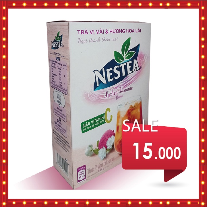 Trà Nestea Vải Nhài 144Gr date 19/4/2022
