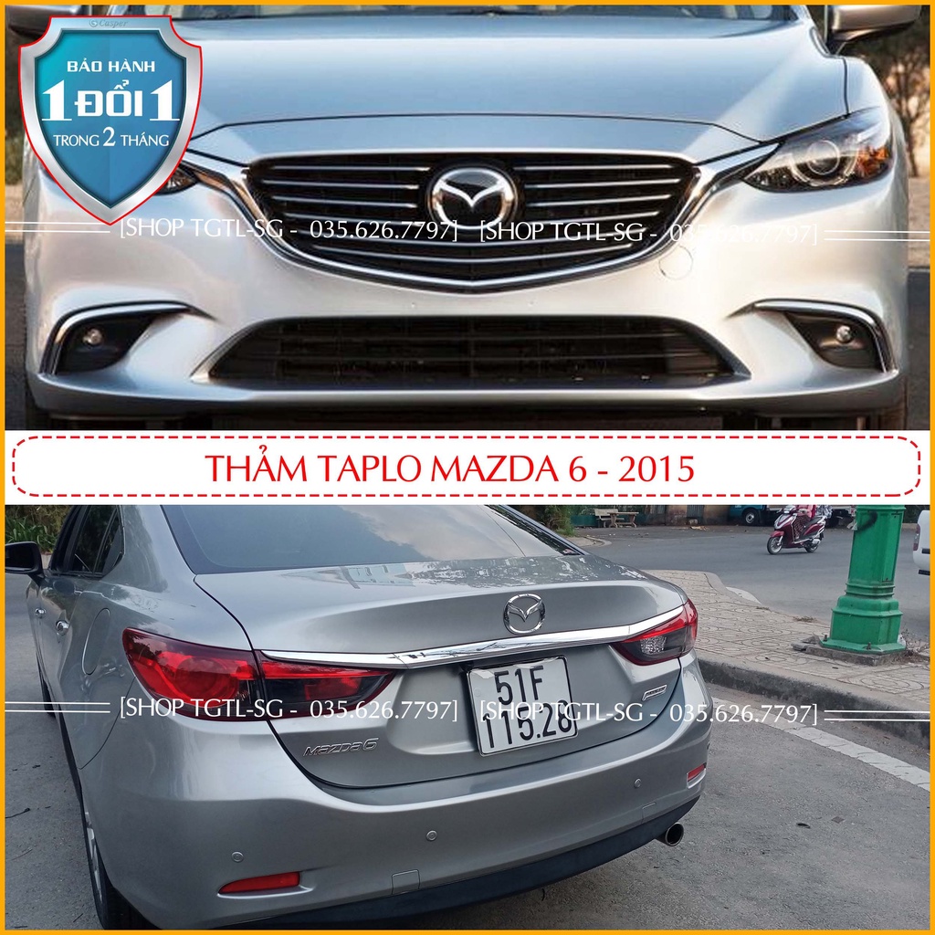 [Mazda 6-2015]Taplo nhung đen chuẩn form và 11 loại da chống nóng mới nhất