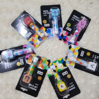 (mua 1 tặng 1) Son dưỡng môi BT21 lip balm hàng chính hãng tặng băng dán cá nhân BT21 xinh xắn