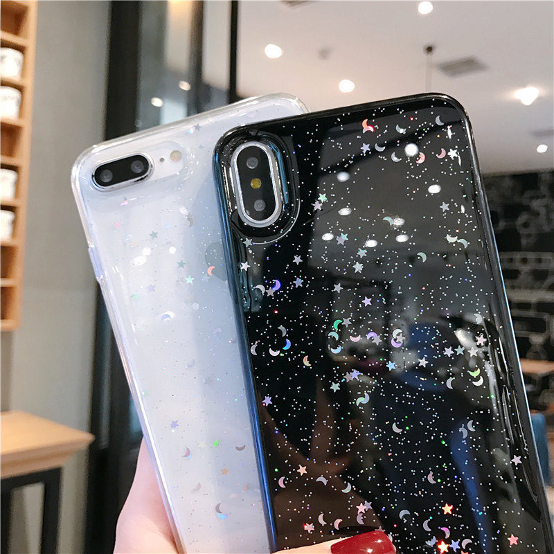 ốp điện thoại Trong Suốt Họa Tiết Ngôi Sao Lấp Lánh Cho Samsung S20 Ultra S20 S10 S9 S8 Plus Note 20ultra 20 10 Plus Note 9 10 Pro | BigBuy360 - bigbuy360.vn