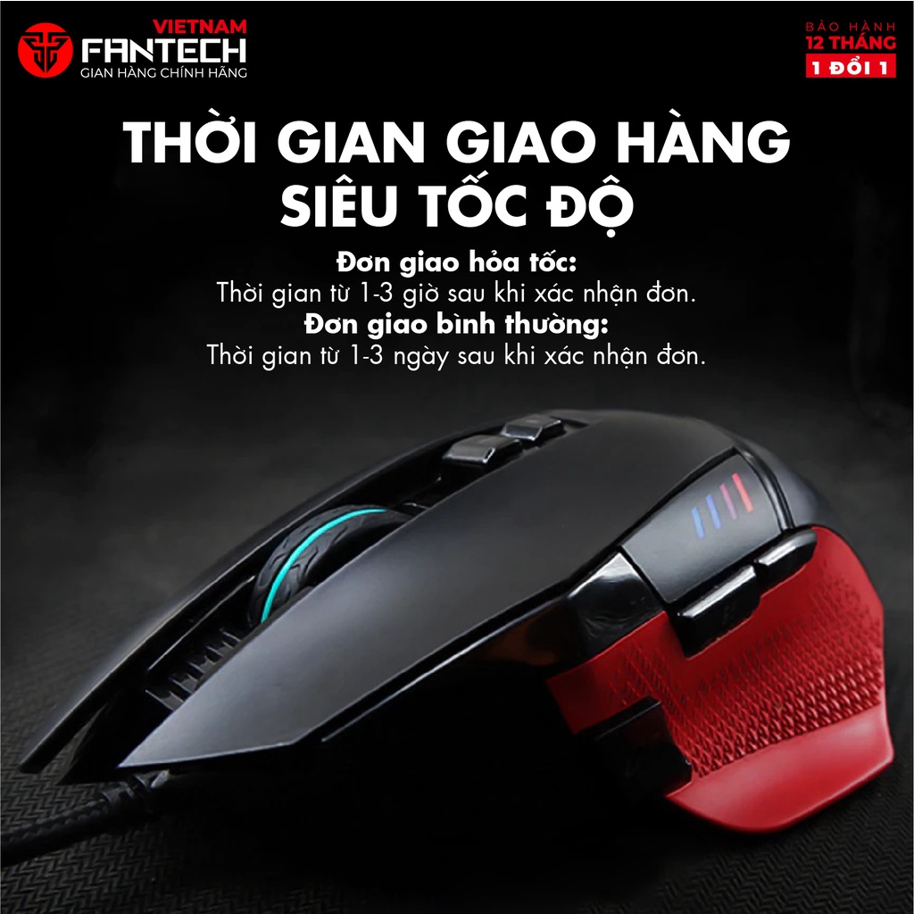 Chuột máy tính Gaming FANTECH X11 DAREDEVIL 8000DPI LED RGB 16,8 Triệu Màu 8 Phím Macro - Hãng phân phối chính hãng