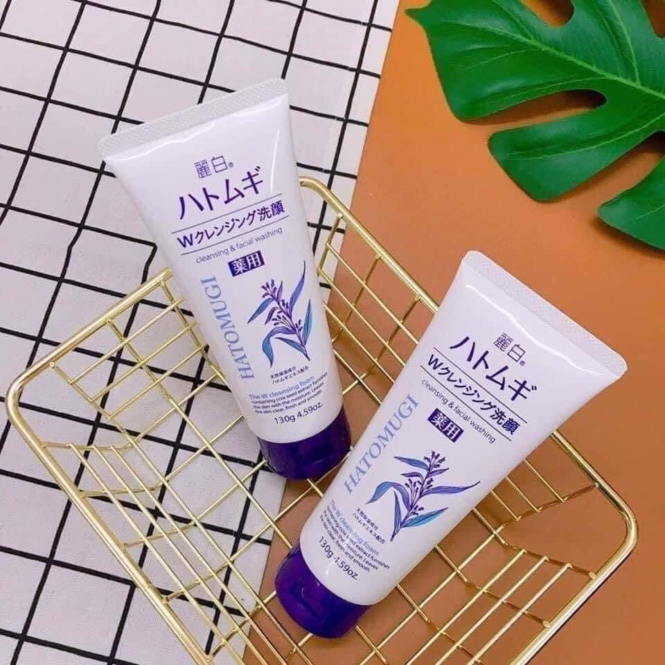 Sữa Rửa Mặt Gạo Hatomugi Làm Trắng Sáng Da 130g Nhật Bản